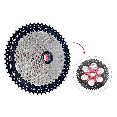 China MTB Bike SUN MTB Cassette 8/9/10/11/12 Speed 40/42/46T/50T/52T Bicycle Drop Out Hg Type Bike Sprocket Cassette Parts for sale
