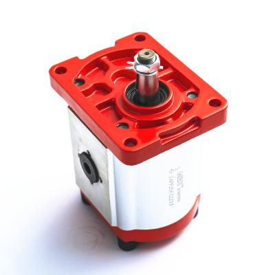 China Ryan Hydraulics Group 2 Machine Gear Pump 18cc 4 Bolt Agricultural Hydraulic Aluminum Square Flange Hydraulic Gear Pump for sale