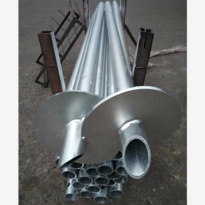 China Construction Helical Piles For Foundations Anchors Spiral Post for sale