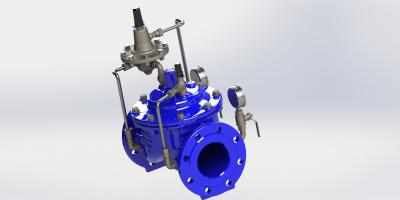 Cina Valvola a flusso completo SS304 per pilota A400 in vendita