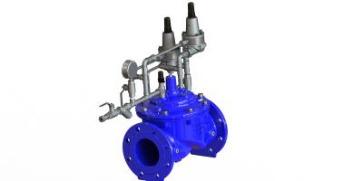 China High Flow Capacity Surge Anticipator Valve , Anti Water Hammer Pressure Relief Valve for sale