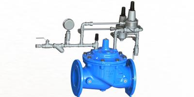 China Nylon Reinforcement Diaphragm Anti Water Hammer Surge Anticipating Valve Stainless Steel Pilots Ductile Iron for sale