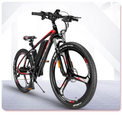 China Aluminum Alloy Mountain Bike 26 Inch 27Speed Electric Power Assisted City Mountain Bike Electric Bike for sale