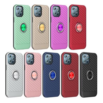 China Anti Drop For LG K53 Commander Cell Case 360 Ring Holder Shockproof Mobile Phone Back Cover for sale