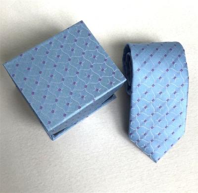 China 100% Polyester Woven Classic Mens Tie Woven Jacquard Neck Ties for sale