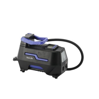 China Wheel widthâ ¤ 245mm VacLife Air Car Pump Smart Multifunction Cordless Rechargeable Digital Display for sale