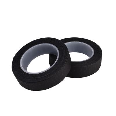China Black Colored Masking Tape , Painters Crepe Paper Masking Tape 60 Degree Saving for sale