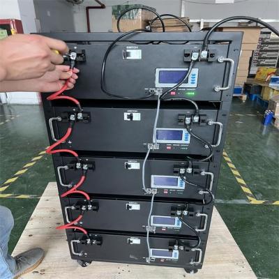 China Commercial OFF GRID LIFEPO4 Lithium Solar Battery 51.2v 100Ah 200Ah Power Bank For Solar Power System Storage Energy for sale