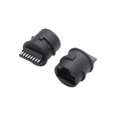 중국 산업적 화면 RJ45 연결기 르제이 45 모듈 플러그 판매용