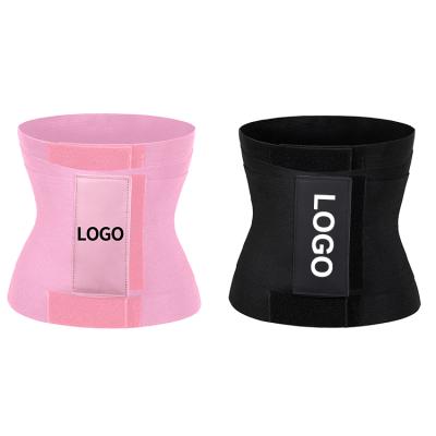 China Elastic Bandage Belly Wrap In Running Custom Logo Elastic Bandage Belt High Waist Trainer Tummy Control Belly Slimming Around Wrap Band Waist Trainer for sale