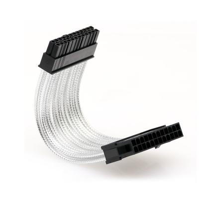Chine Câble fait sur commande 18AWG de lampe au néon de câble d'extension de puissance de bloc alim. de mâle de maleto de 24Pin ATX à vendre