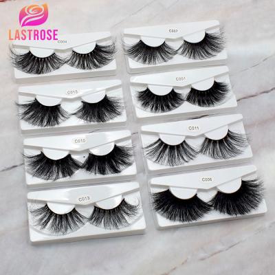 China Long Soft Fluffy Mink Lashes Real 2021 Siberian Mink 5D Strip Lashes 30mm Mink Eyelash Bulk 30mm Mink Eyelash Vendors for sale