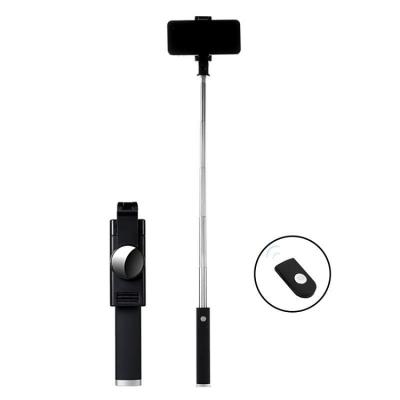 China Lightweight Foldable 360 Degrees Rotation 360 Rotating Flexible Monopod Selfie Stick Black for sale