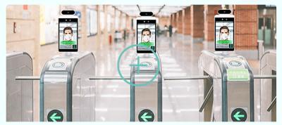 Cina Termometro di riconoscimento di fronte della macchina fotografica del controllo di accesso 2MP in vendita