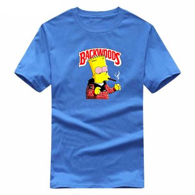 China High Quality Plain T-shirt Men Anti-Wrinkle OEM Anti-Wrinkle Custom Printing 100% Casual Cotton Tee Blank T-Shirts for sale