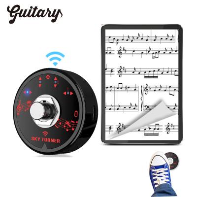 China Durable Rechargeable Anti-Skid Wireless Foot Pedal Switch Music Page Turner for Tablets Smartphones for sale