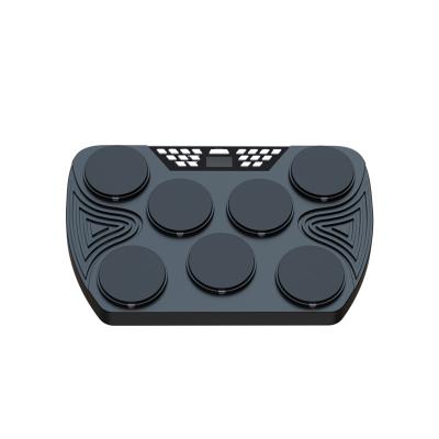 China Silicone Professional Accessory Pad Set Musical Instrument Electric Drum Kit with Speaker for sale