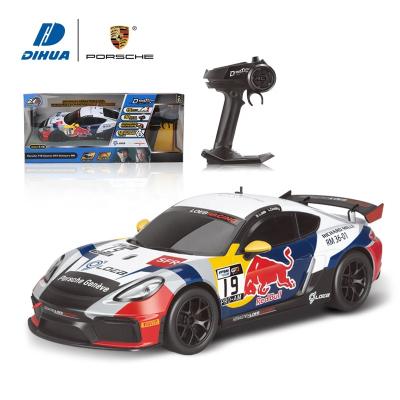China 2.4GHz Kids 1:14 Scale Remote Control Car Toy RC Porsche 718 Full Function 2.4Ghz RC Porsche 718 Cayman GT4 Clubsport Mr. for sale