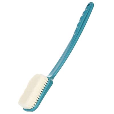 China Long Handle Facial Hair Dense Body Back Cleaning Brush Shower Brush In PP for sale