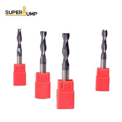 China General Cutting D10*100L-2F HRC 55High Hardness Tungsten High Speed Steel Milling Cutter for sale