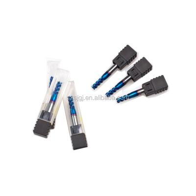 China High Speed Cutting Performance General Carbide HRC65 High Speed Solid Milling Cutter for sale