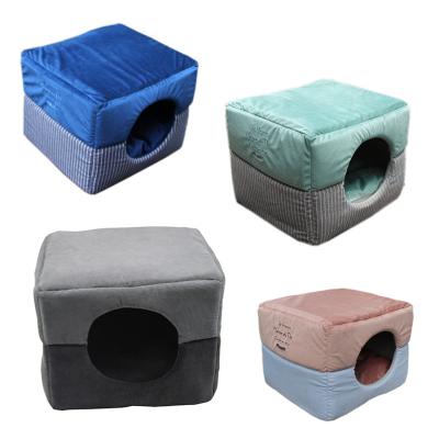 China Viable Box PET773 Cat Nest Dog Bed Cushions Mat Sofa Kennel Pet Accessories House Pet In 2022 Cheap Price for sale