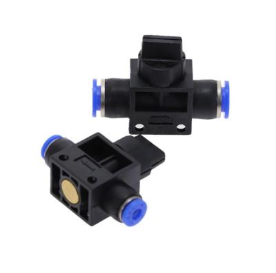 China energy & HVFF10 Extracting Components HVFF Pneumatic Hand Valve Quickly Switching Speed Seal Trachea Inserted for sale