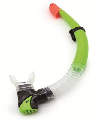 China Scuba Diving Semi-Dry Silicone Snorkel Mouthpiece Breathing Tube Swimming Scuba for sale