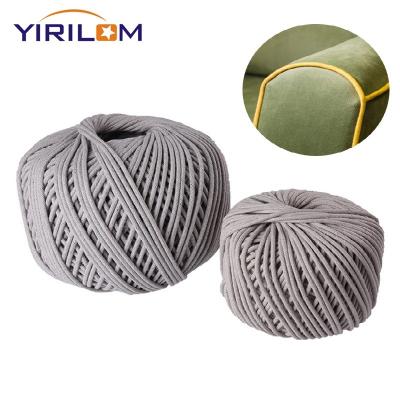 China Wholesale Natural 4mm Cotton Piping Cord Rope Accessories For Furniture for sale