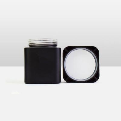 China 1Oz 2Oz 3Oz 4Oz 5Oz 6Oz Fashion Design Fashion Candy Flower Cosmetic Glass Square Cosmetic Storage Cream Jar for sale
