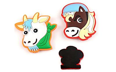 China Promotional Gift Soft Fridge Magnets Cartoon Animal Shape Easy Carrying for sale