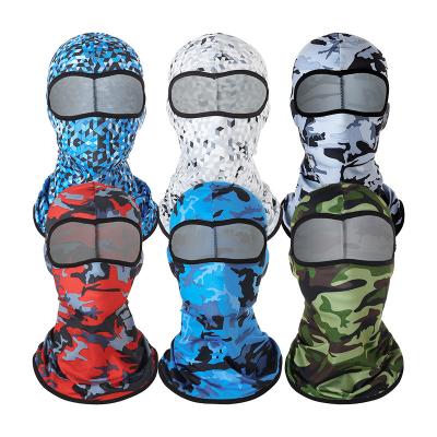 China Full Face Mask Women Outdoor Sports CS Nylon Windproof Head Covers Balaclava Hat Ski Bicycle Cycling Motorcycle Full Face Mask Hats for sale