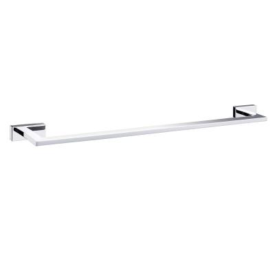 China Heater Bathroom Single Towel Bars Brass Chrome Towel Rail Wall Mounted Hanger Wholesale Kitchen Towel Rack Stainless Steel for sale