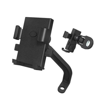 China 360 Degree Rotating Handlebar Mount Quick Realease 360 Degree Thickened Base Mobile Phone Holder Rotating Mount For Bike Motorcycle Mounts for sale