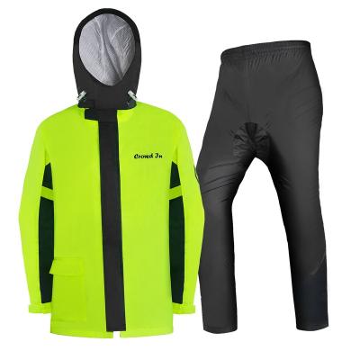 China Wholesale Recycling Electric Raincoat Adult Thickened Bike Raincoat 100% Motorcycle Raincoat Cape Raincoat Rain Pants Black Green Raincoat for sale