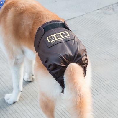 China Viable Reusable Washable Soft Cotton Dog Diaper Dog Belly Band Material Pants For Pets Dogs for sale