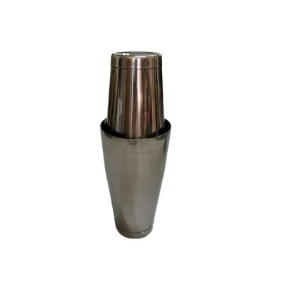 China Viable Special Color Plated Stainless Steel Boston Shaker Cocktail Shaker Set Gift Bar Tool Bartender Cocktail Equipment for sale