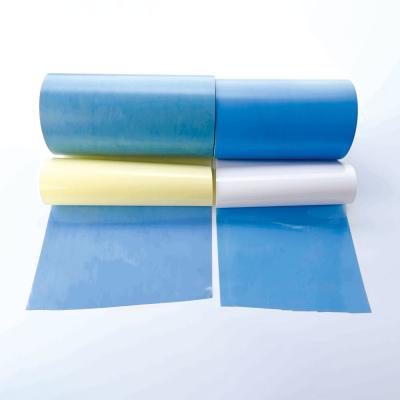 China PVC protective film coated with rubber for sale