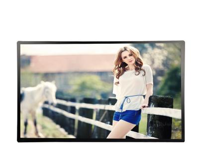 China Clock Full Hd 1080p 23.6, 27.32 Inch Mirror / Glass Panel Digital Photo View for sale