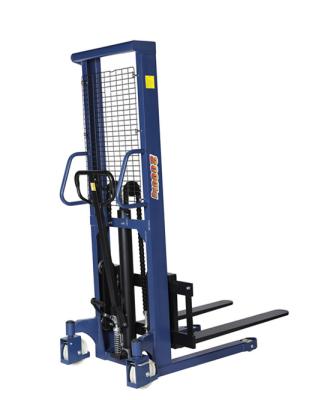 China Building Material Shops 2000kg 2 Ton Hydraulic Manual Hand Pallet Stacker Hand Forklift for sale