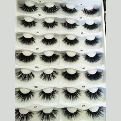 China Thick/Long/Fluffy/Multi-Layer/Comfortable 2019 Newcomers Full Strip Dramatic Lashes Long 3d Mink Eyelashes Private Label 25mm Highlights for sale