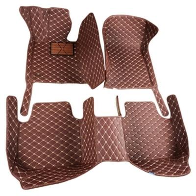 China Anti-skidding.clean Universal Anti-slip PU Car Floor Leather Mat For A1 A3 A4 A5 for sale