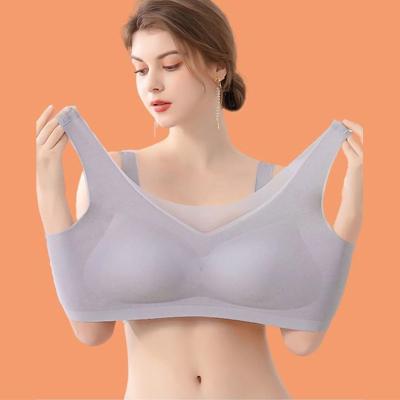 China QUICK DRY big cup breasted ultra-thin female plus size e bra for sale