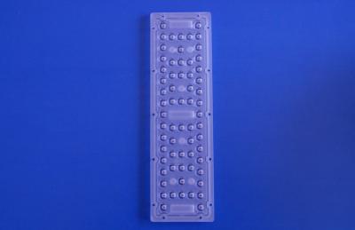 China TYPE3 64pcs 3030 LED Lens 250*74mm Plastic Material Led Street Light Lens Array for sale