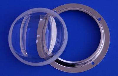 China Height 30mm Led Glass Lens For Street Light / Led Optical Lens For Outdoor Lighting for sale