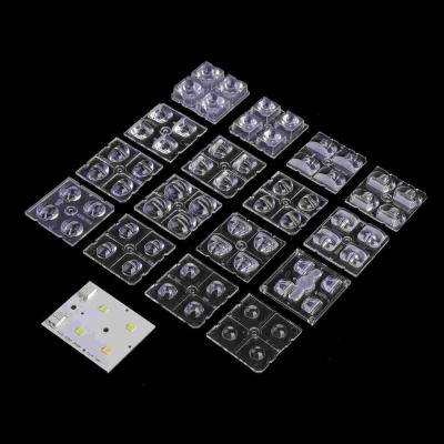 Китай 2x2 Led Module 50x50mm 4 в 1 светодиодные оптические линзы для дорожных фонарей продается