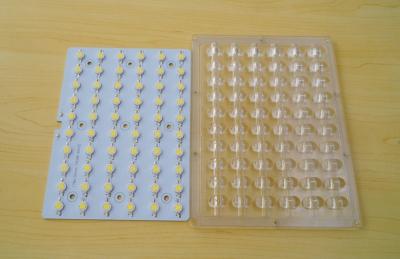 Chine La soudure menée imperméable extérieure 60w de carte PCB de rangée de lentille de réflecteur a mené la rangée multi de lentille à vendre