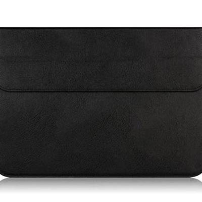 China Hot Selling Amazon Leather 2 in 1 Adjustable Laptop Bag Laptop Bag Notebook Bracket PU Leather Foldable Tablet Holder Stand for sale