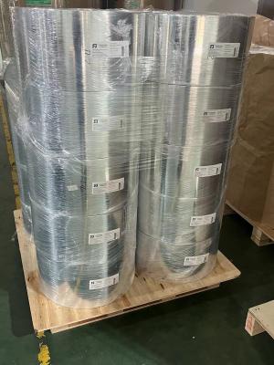 China Adesivo de película BOPP mentalizado Prata brilhante Material de etiqueta adesivo de película BOPP WG4633 à venda