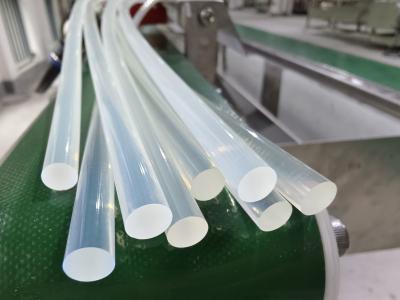 China PU TPU Solid Rod Stick Bar Extrusion Machine For LED Light Guide Strips for sale